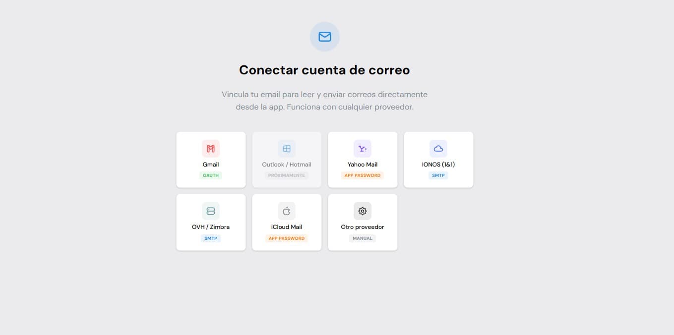 Integración de email con tu dominio
